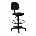 Cadeira Caixa Alta em Estofado Profissional Completa Alta com Apoio para os Pés APERFLEX 2.6/CX - NR.17