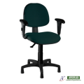 Cadeira para Costureira Ergonmica Profissional Avanada com Inclinao Com Braos Regulveis Cor Preta NR.17 - APERFLEX 2.5 PLUS PSB