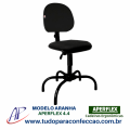Cadeira para Costureira Modelo Aranha em Estofado Profissional Completa APERFLEX 4.4 /NR.17