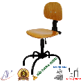 Cadeira para Costureira Aranha em Madeira Modelo Avançado com Back System Padrão NR.17 - NR.17 - APERFLEX 3.5