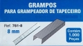 Grampo para Grampeador de Tapeceiro Caixa com 1.000 Peas