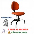 Cadeira para Costureira em Estofado Modelo Aranha Avanada com Back System NR.17 - APERFLEX 4.5  PLUS - Cor PRETA